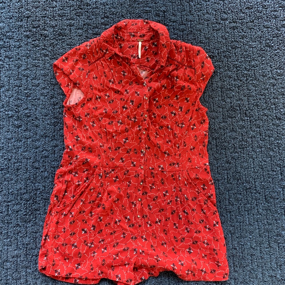 Free people floral romper